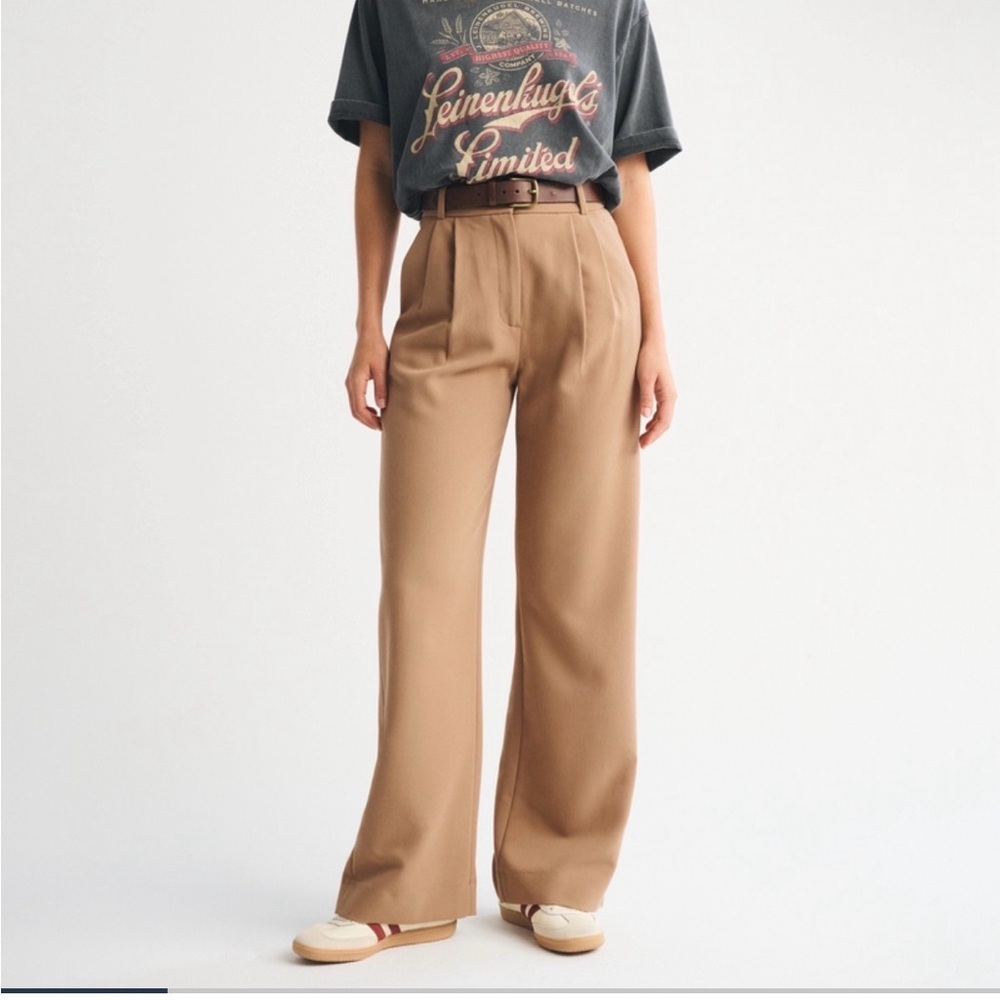 Abercrombie Sloane tailored wide leg pant